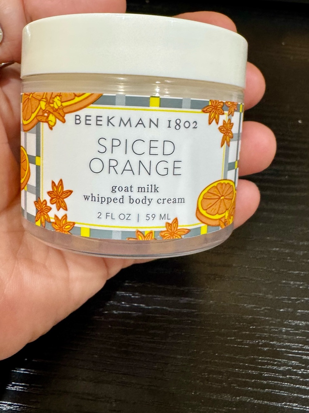 Beekman 1802 Spiced Orange Goat Milk Whipped Body Cream - 2 Fl oz.